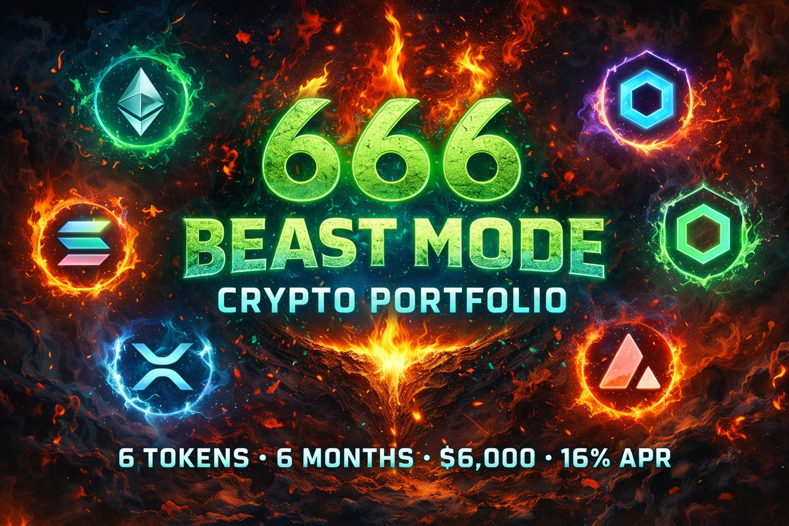 666 Beast Mode Crypto Portfolio